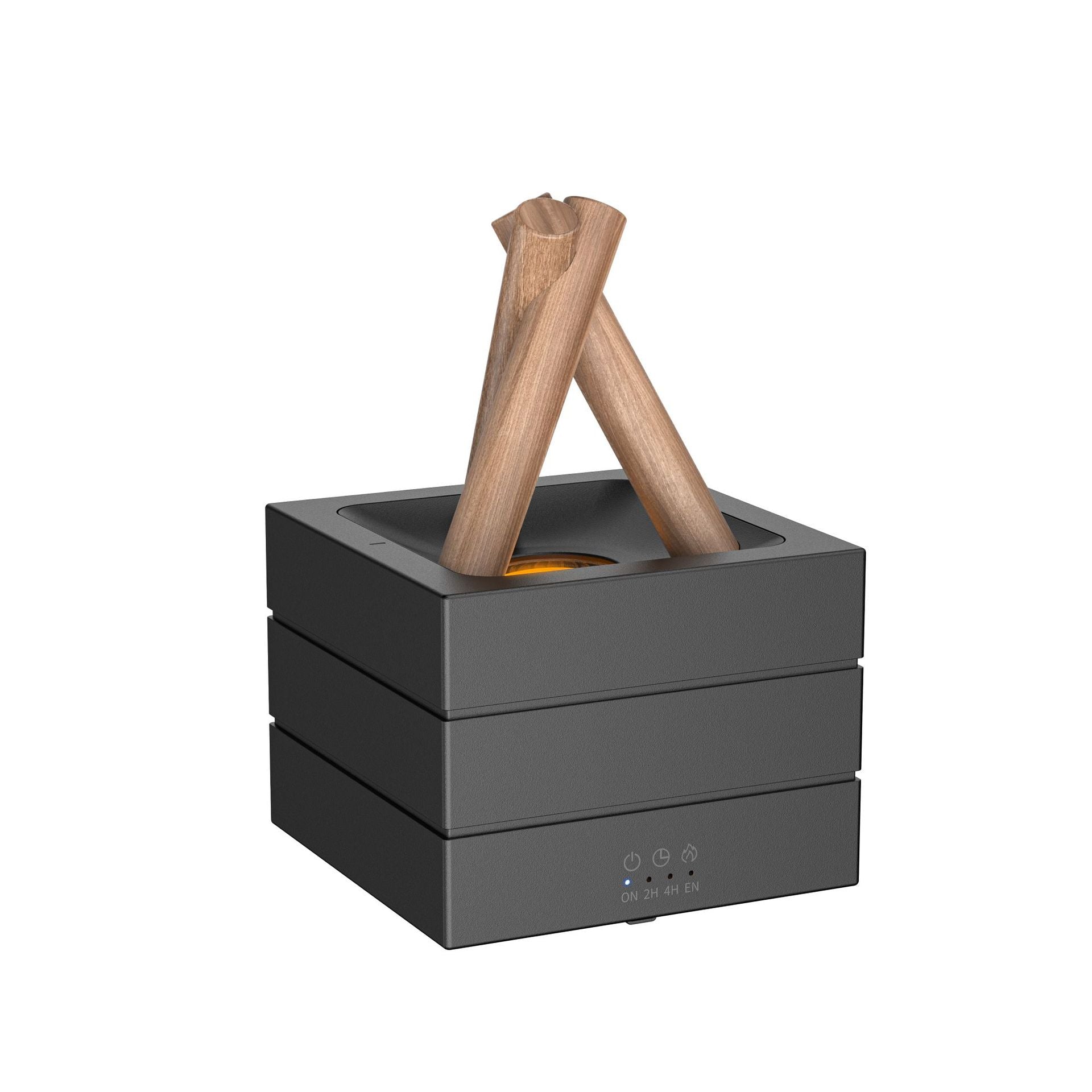 Flame Effect Aromatherapy Humidifier Aroma  Diffuser with Large Mist Essential Oil Compatible 7-Color LED Light