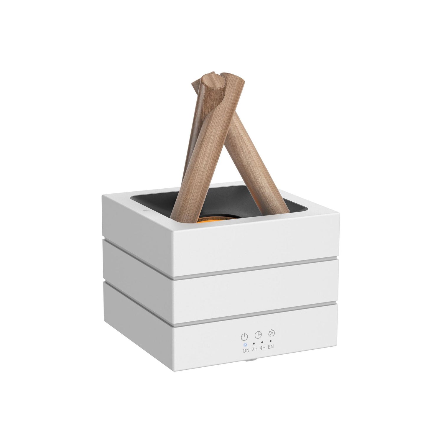 Flame Effect Aromatherapy Humidifier Aroma  Diffuser with Large Mist Essential Oil Compatible 7-Color LED Light