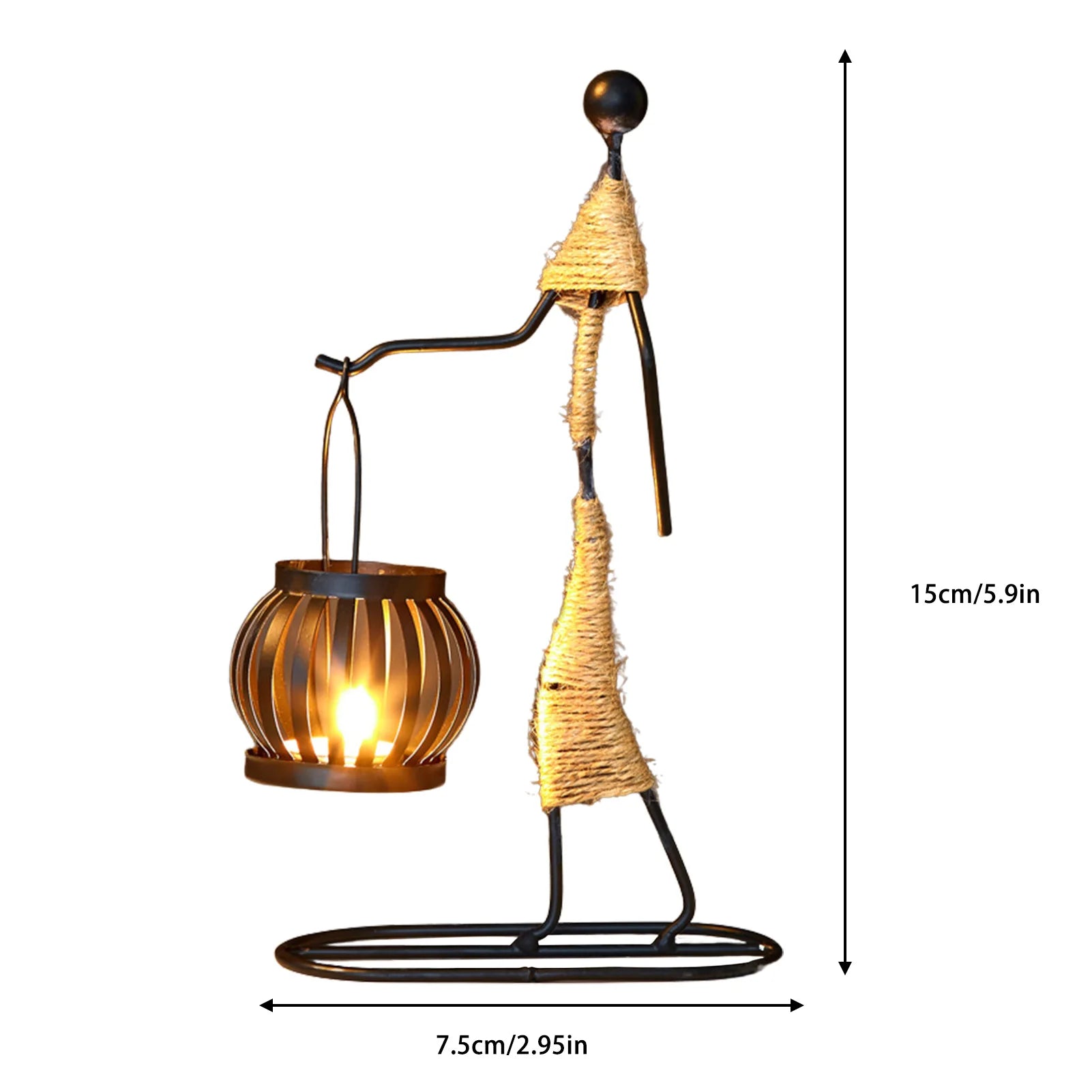 Metal Candle Holder for Candles Decorative