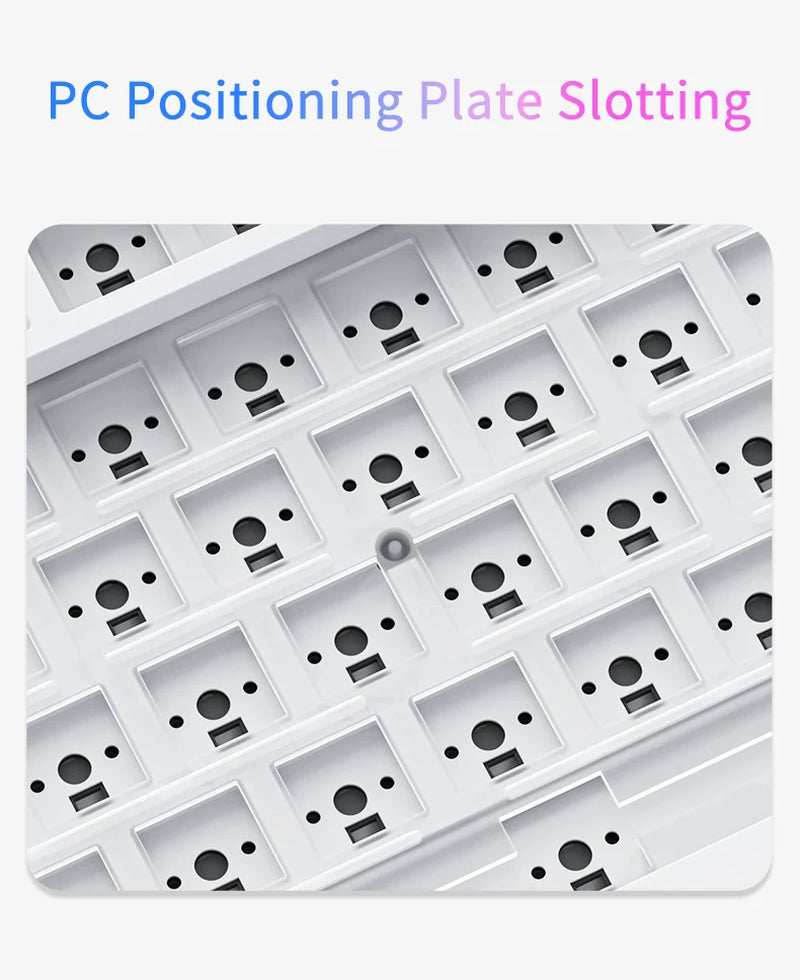 AK820 Pro Tri-Mode RGB Mechanical Gaming Keyboard - Wired & Wireless with Hot-Swappable Switches, Compact 70% Layout for PC and Mac