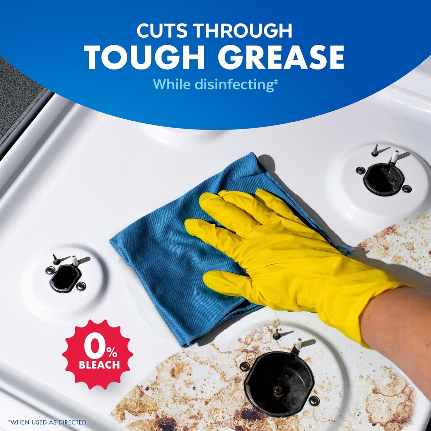 Powerful All-Purpose Cleaner Spray - Disinfecting Multi-Purpose Solution with Fresh Lemon Breeze Scent - 32 Fl Oz