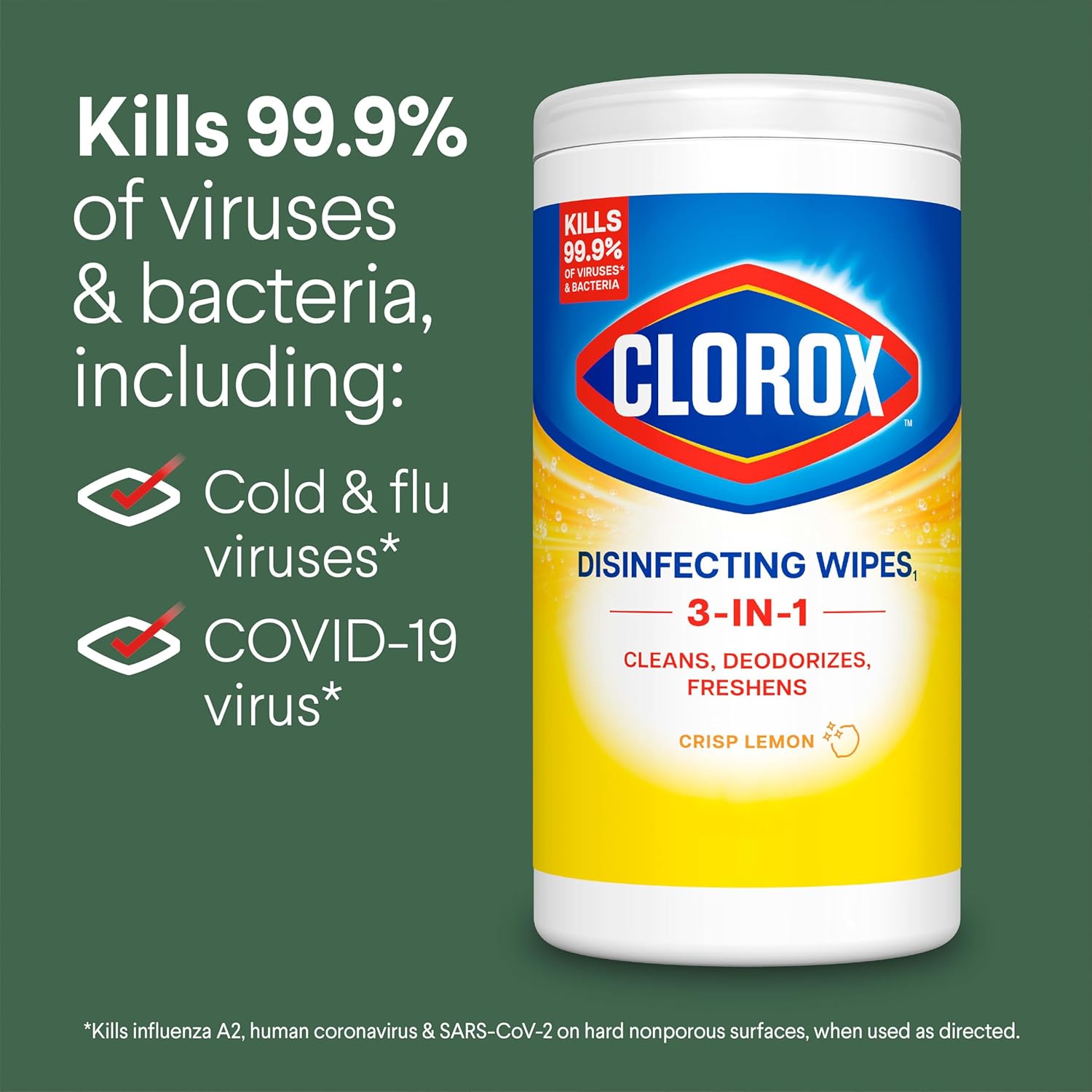 Clorox Disinfecting Wipes Variety Pack - 75 Count Each, 3 Canisters of Fresh & Citrus Scents for Ultimate Cleanliness