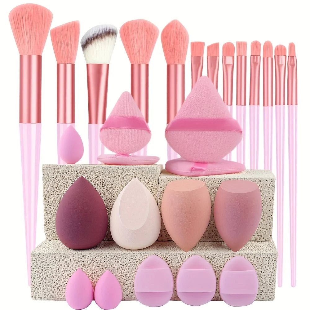Makeup Brushes 8-29Pcs Makeup Kit Professional Women Cosmetic Soft Powder Brush Eyeshadow Foundation Full Set Travel Beauty Tool