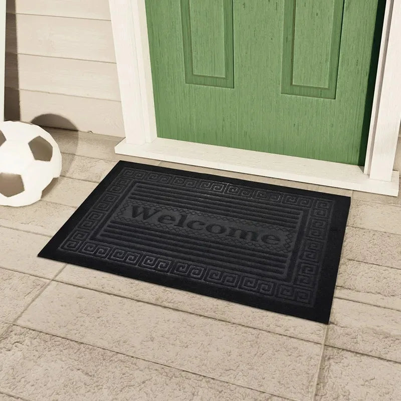 Dust-Proof Entrance Welcome Mat Comfortable anti Slip Entrance Carpet Autumn and Winter Door Mat High Flow Area Shoe Scraper H
