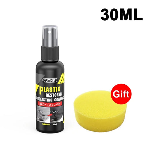 Revitalize Your Car's Appearance with Our Longlasting Back to Black Plastic Restorer & Leather Renovator