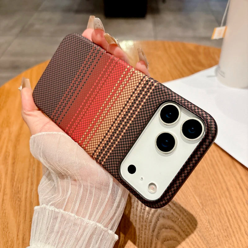 Elevate Your Style with the Luxury Carbon Fiber Texture MagSafe Magnetic Phone Case for iPhone 17 Pro Max/17/Air/17 Pro