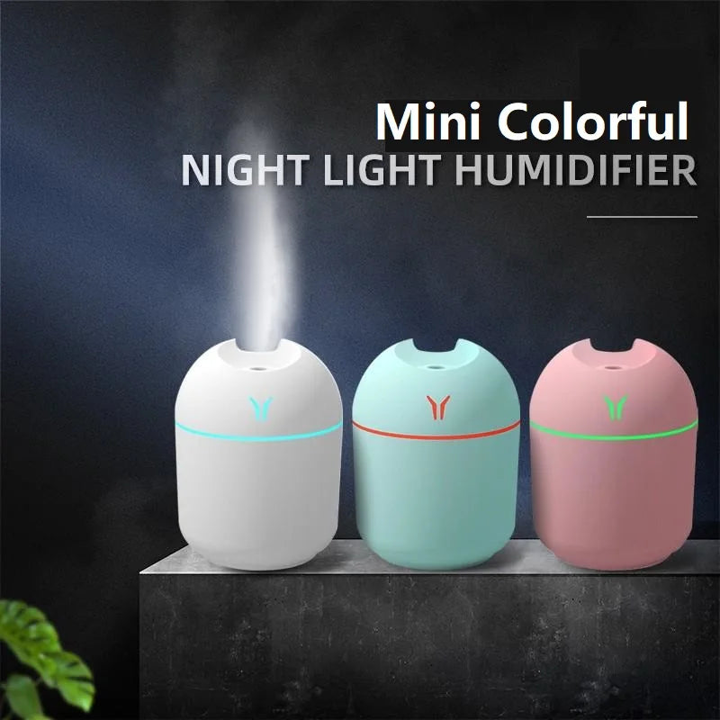 Revitalize Your Space with the 250ML USB Mini Air Humidifier - Aromatherapy Essential Oil Diffuser for Home and Car