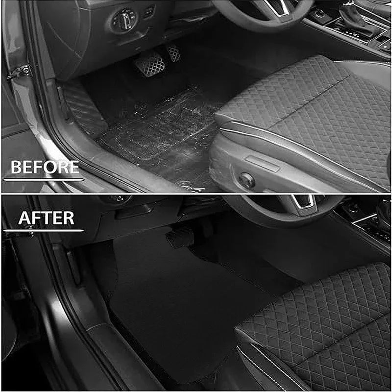 Upgrade Your Ride with Universal All-Weather Car Floor Mats - Front & Rear Protection for SUVs, Sedans, and Vans!