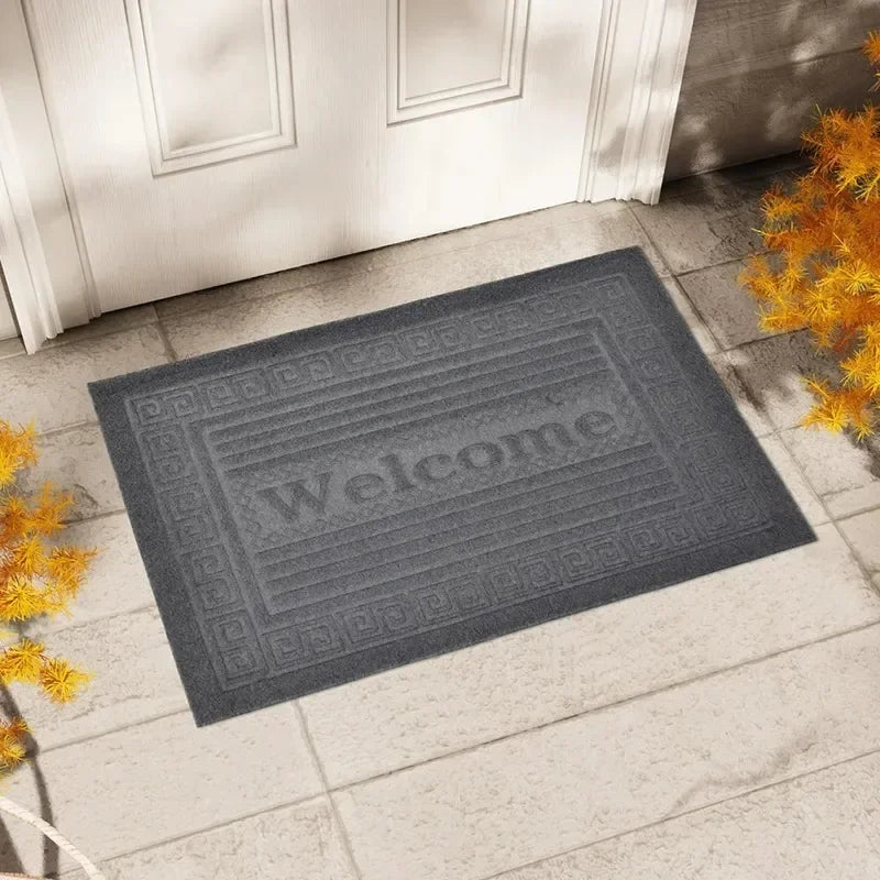 Dust-Proof Entrance Welcome Mat Comfortable anti Slip Entrance Carpet Autumn and Winter Door Mat High Flow Area Shoe Scraper H