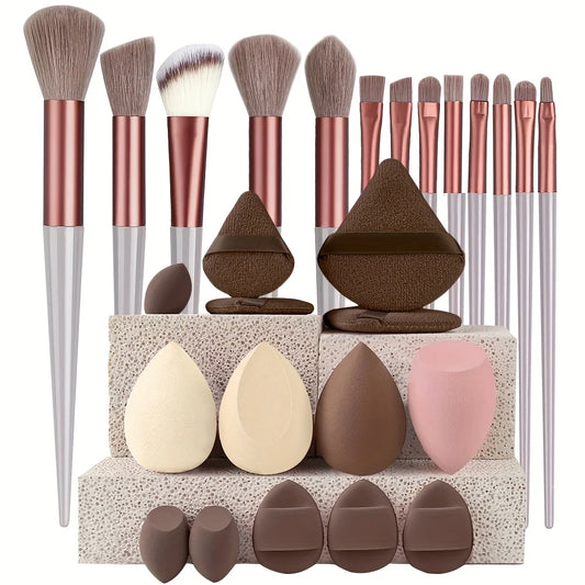 Makeup Brushes 8-29Pcs Makeup Kit Professional Women Cosmetic Soft Powder Brush Eyeshadow Foundation Full Set Travel Beauty Tool