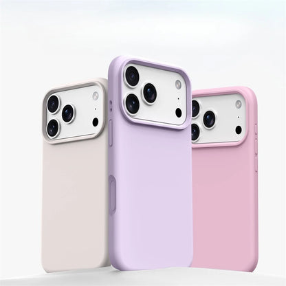 Liquid Silicone Magnetic MagSafe Case for iPhone 17 & 16 Pro Max - Soft Solid Color Skin Protection