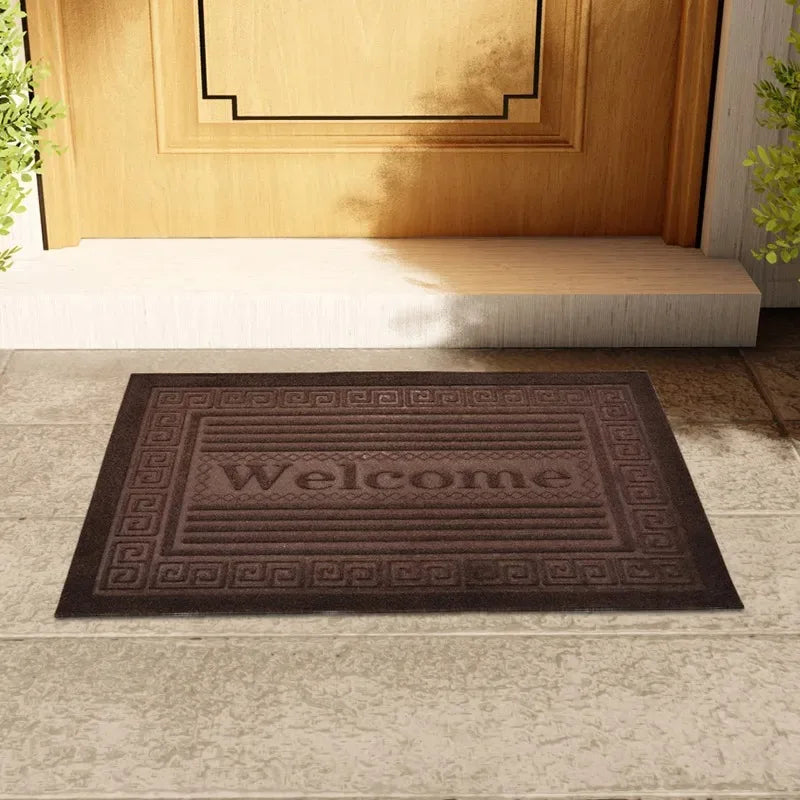 Dust-Proof Entrance Welcome Mat Comfortable anti Slip Entrance Carpet Autumn and Winter Door Mat High Flow Area Shoe Scraper H