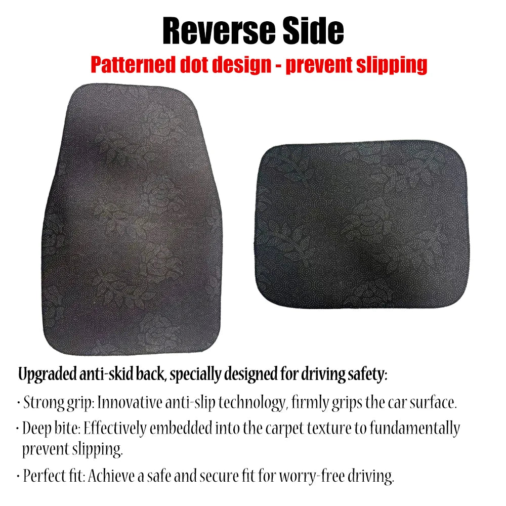 Upgrade Your Ride with Universal All-Weather Car Floor Mats - Front & Rear Protection for SUVs, Sedans, and Vans!