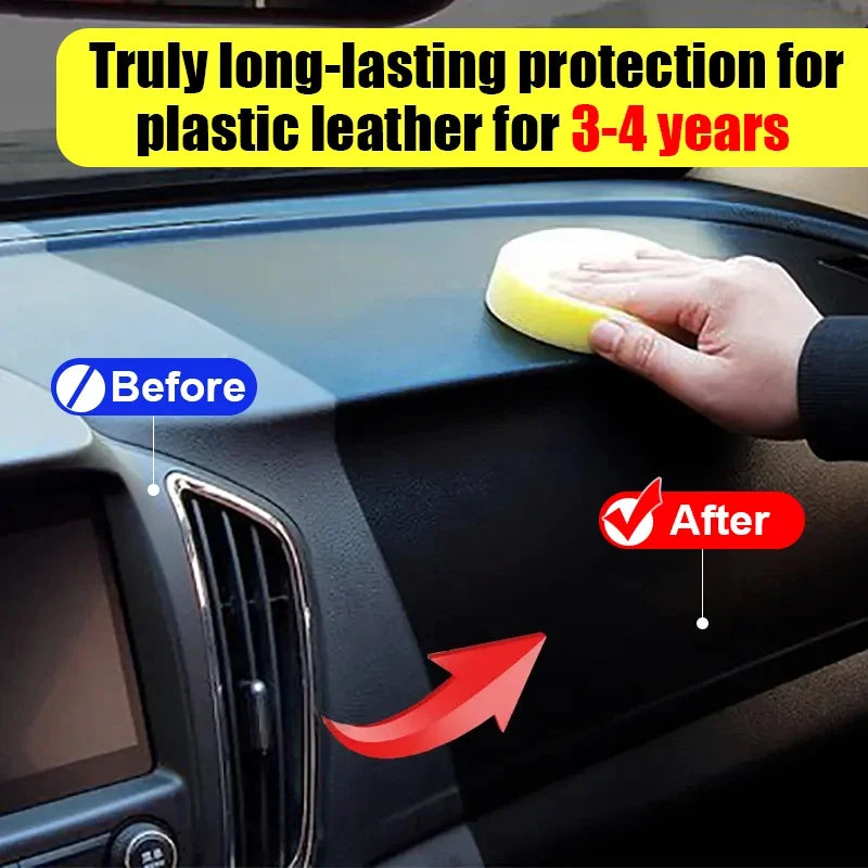 Revitalize Your Car's Appearance with Our Longlasting Back to Black Plastic Restorer & Leather Renovator