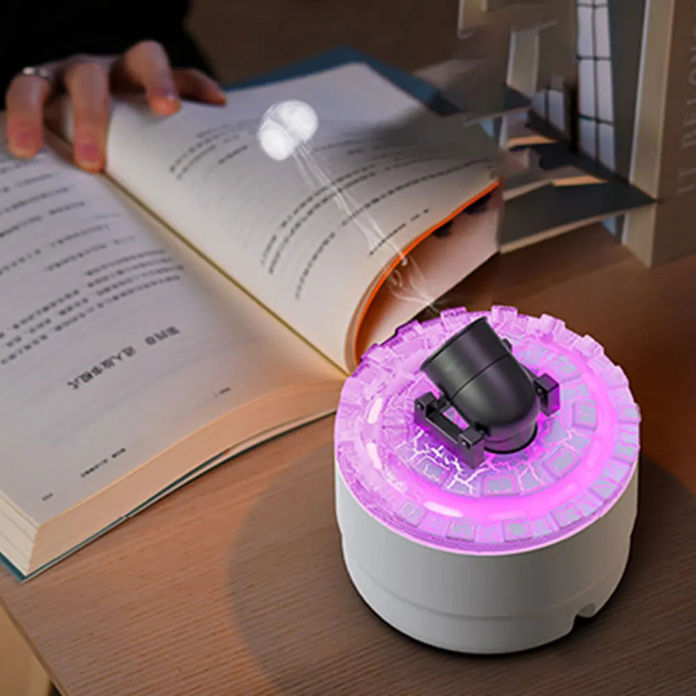 Volcanic Crack Light Cannons Humidifier Aromatherapy Diffuser with Timer Cannon Blast Aroma Humidifier for Home Office Bedroom