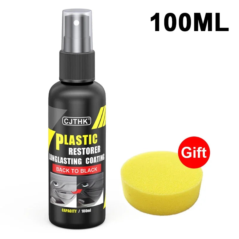 Revitalize Your Car's Appearance with Our Longlasting Back to Black Plastic Restorer & Leather Renovator