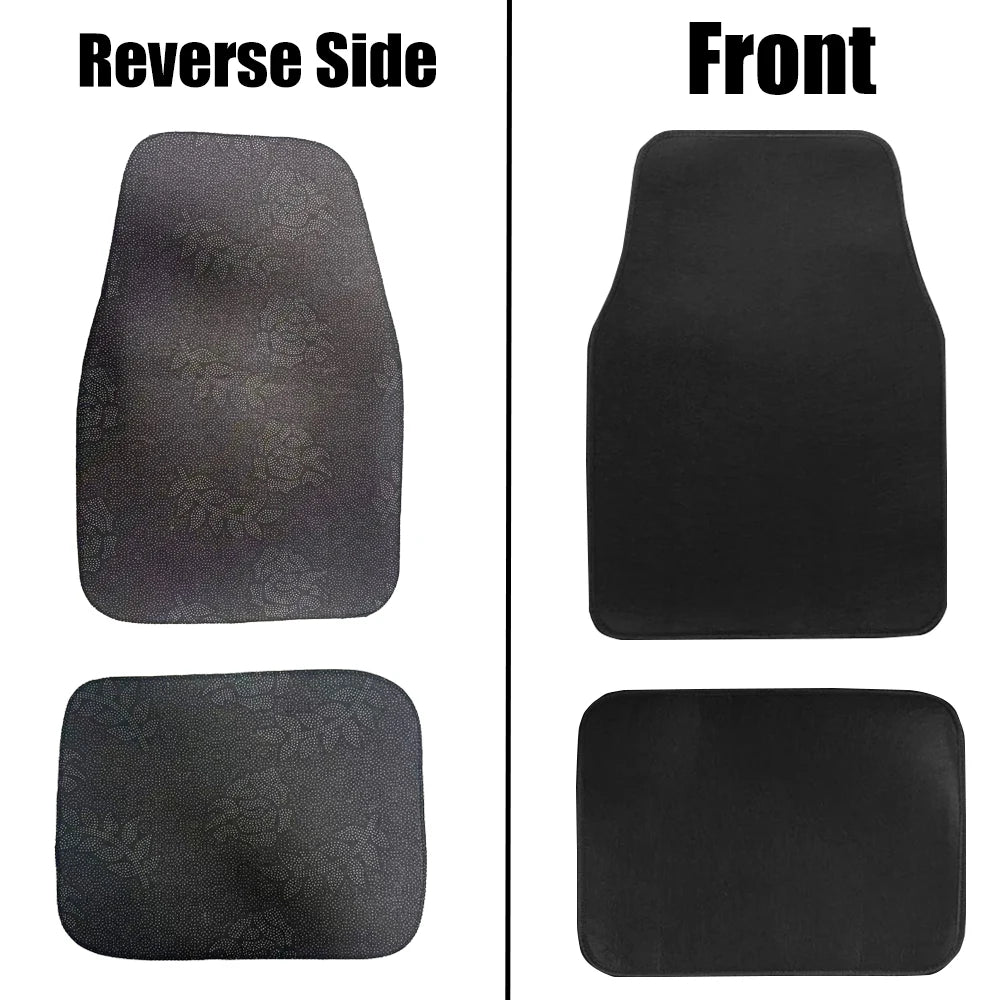 Upgrade Your Ride with Universal All-Weather Car Floor Mats - Front & Rear Protection for SUVs, Sedans, and Vans!