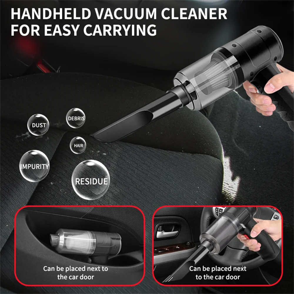 Portable Small Vacuum Cleaner for Multi Purpose Vehicles Small Household Pump Handheld Car Vacuum Cleaner