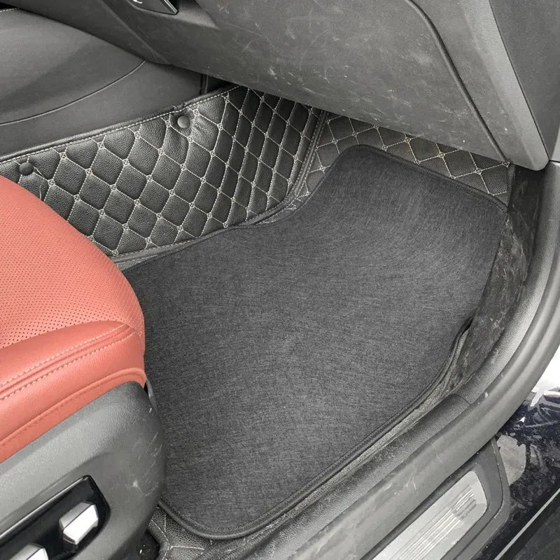 Upgrade Your Ride with Universal All-Weather Car Floor Mats - Front & Rear Protection for SUVs, Sedans, and Vans!