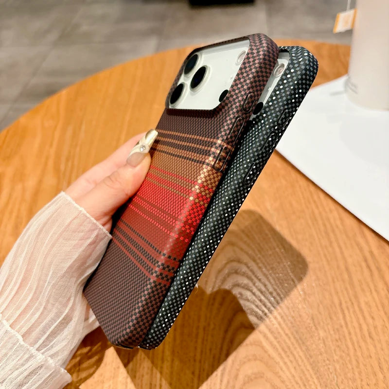 Elevate Your Style with the Luxury Carbon Fiber Texture MagSafe Magnetic Phone Case for iPhone 17 Pro Max/17/Air/17 Pro