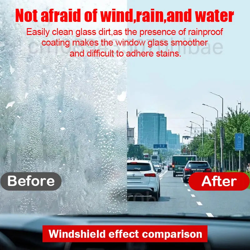 Transform Your Drive with Our Car Glass Anti-Rain Water Spray - Ultimate Hydrophobic Waterproof Agent for Clear Visibility!