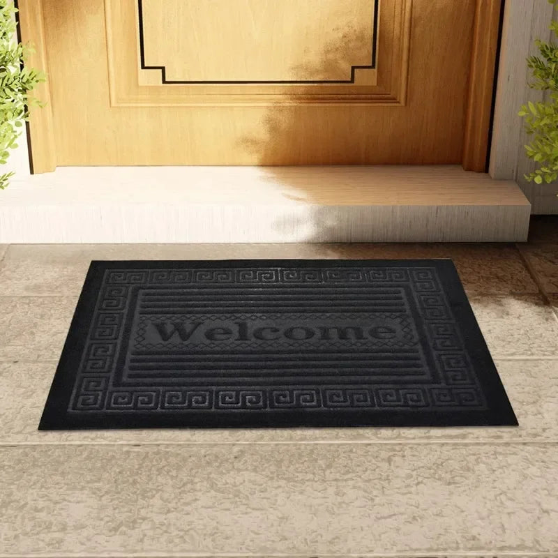 Dust-Proof Entrance Welcome Mat Comfortable anti Slip Entrance Carpet Autumn and Winter Door Mat High Flow Area Shoe Scraper H