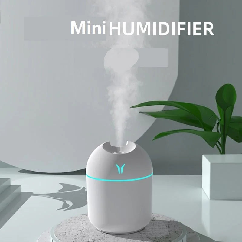 Revitalize Your Space with the 250ML USB Mini Air Humidifier - Aromatherapy Essential Oil Diffuser for Home and Car