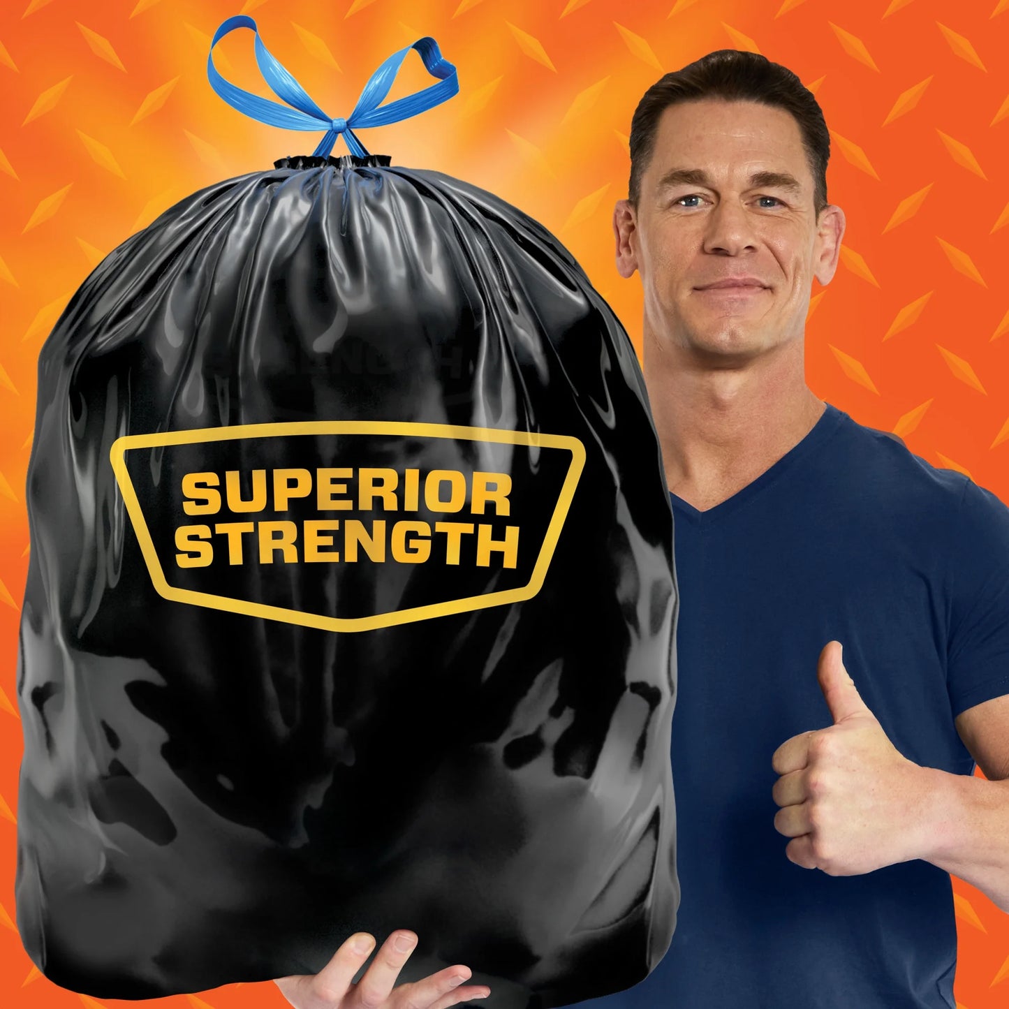 Strong 30-Gallon Large Trash Bags, Black, 40 Count, Made with 20% Post-Consumer Recycled Materials