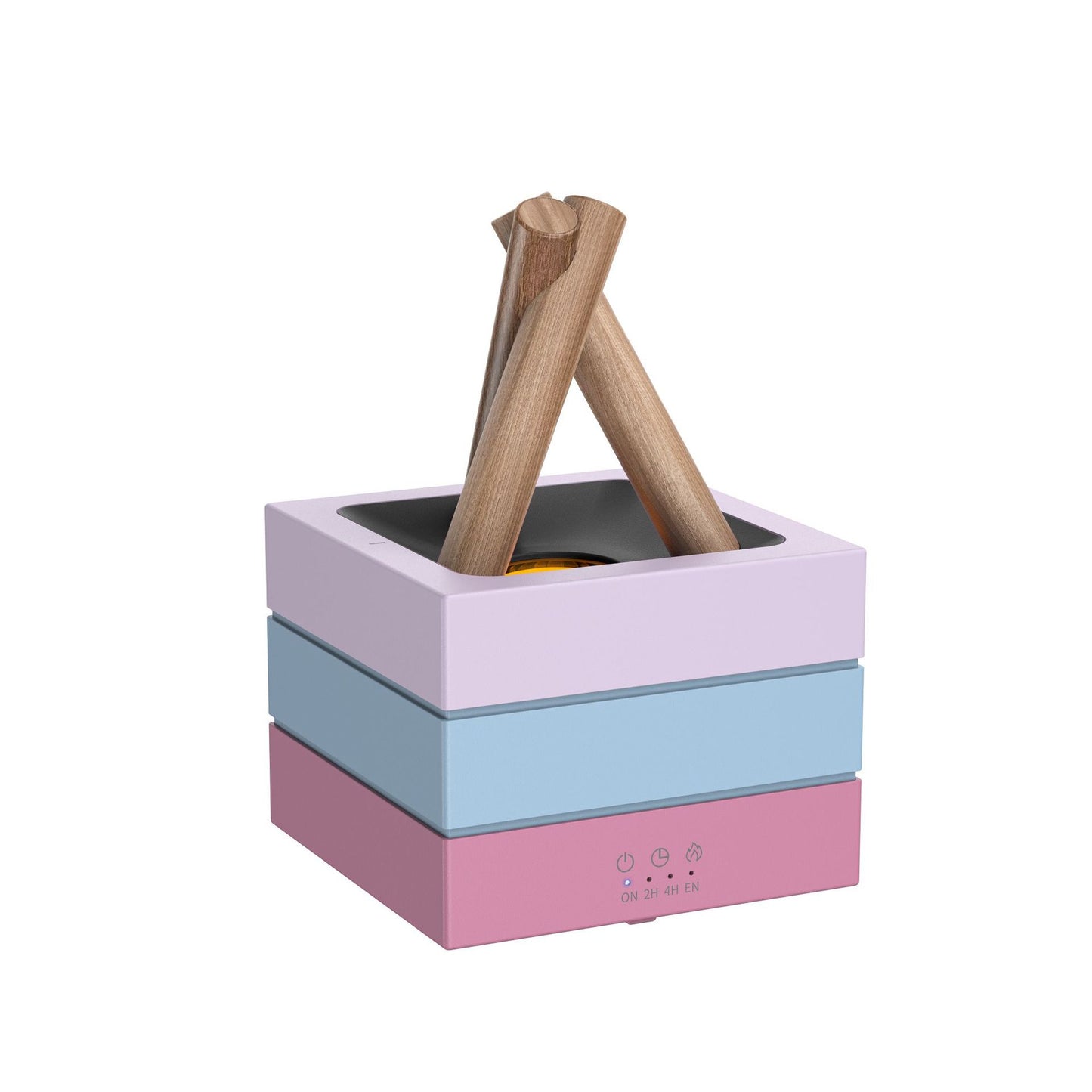 Flame Effect Aromatherapy Humidifier Aroma  Diffuser with Large Mist Essential Oil Compatible 7-Color LED Light