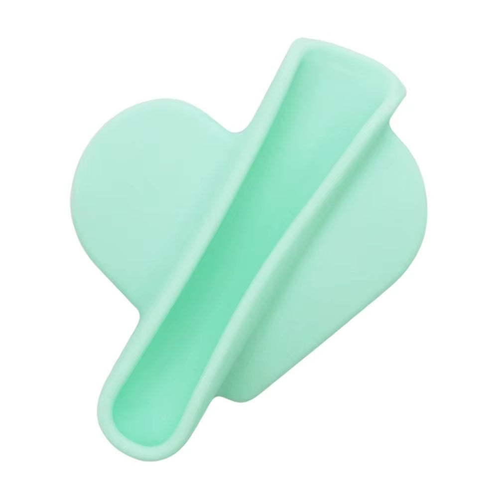 Heart Shaped Mobile Phone Case Phone Lipstick Holder Soft Silicone Protective Case Women Girl Lip Glaze Back Stick Holder