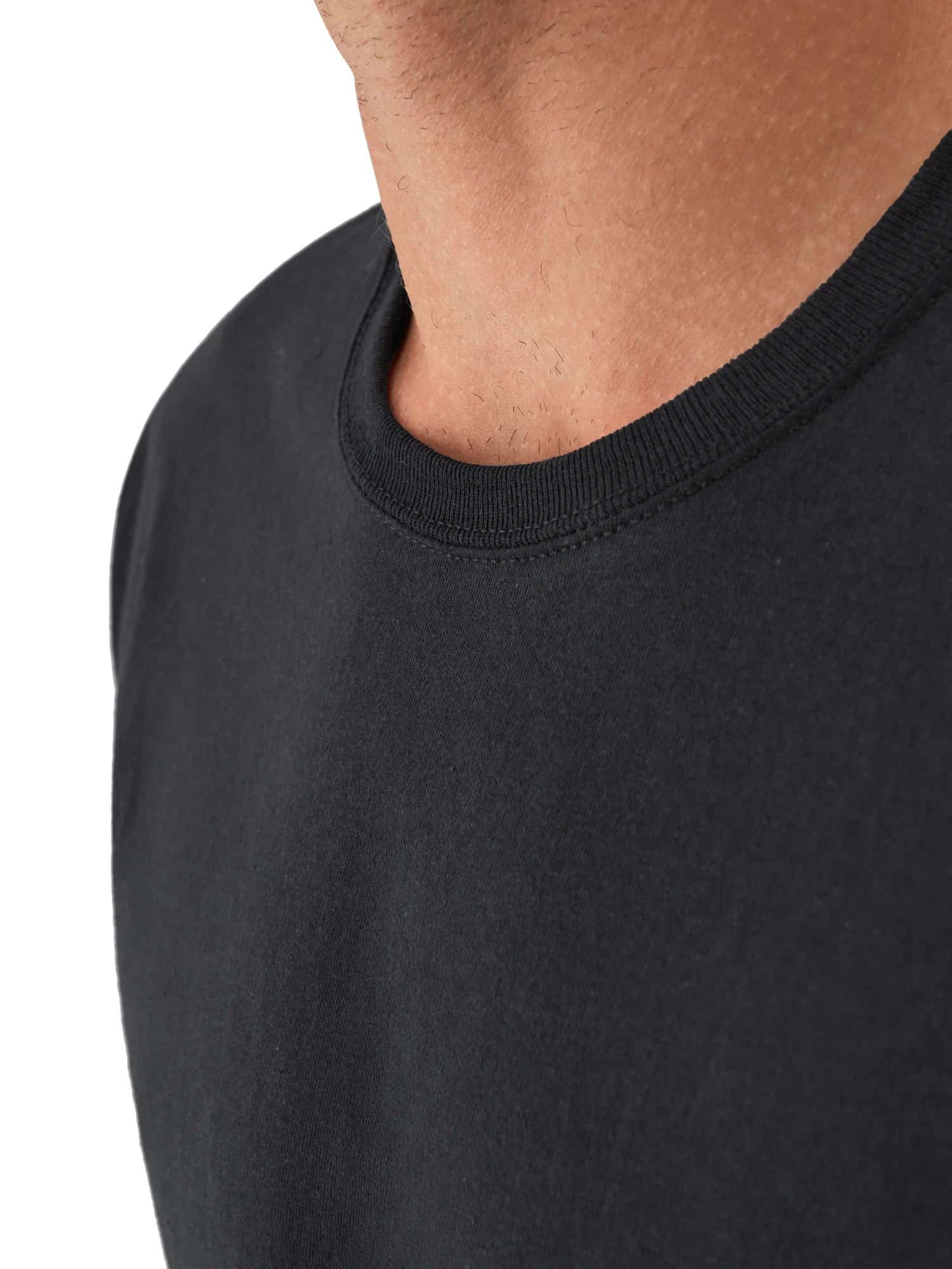 Elevate Your Essentials: Men's ComfortSoft Assorted Crew Neck Undershirts Value Pack - 6 Count