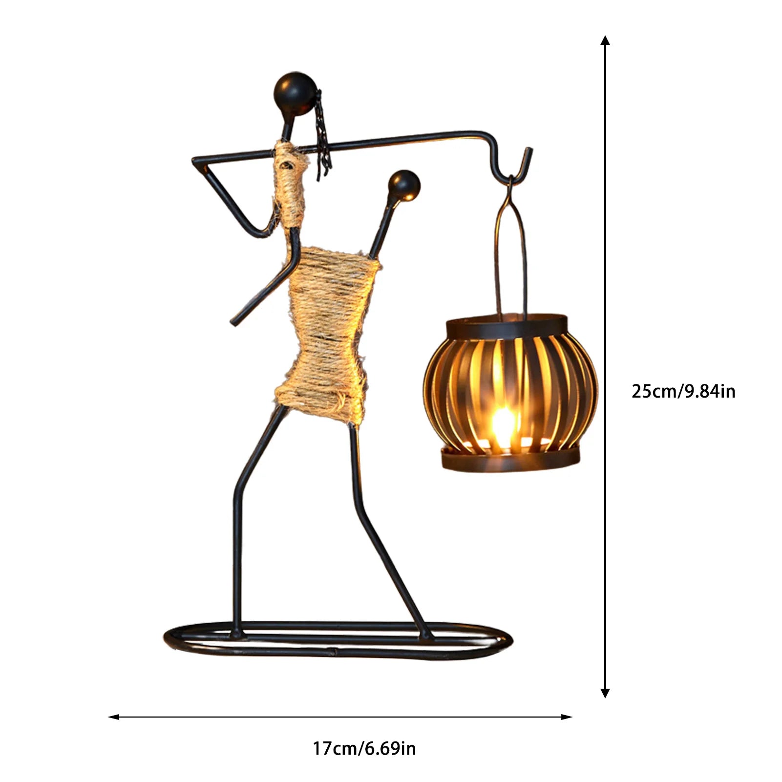 Metal Candle Holder for Candles Decorative